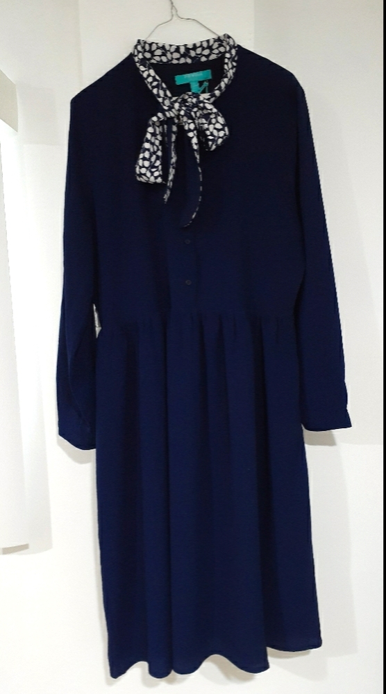 Navy blue dress